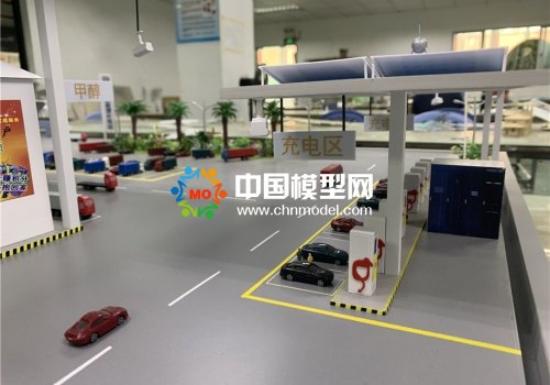 充氣站模型，充電站模型，能源站模型