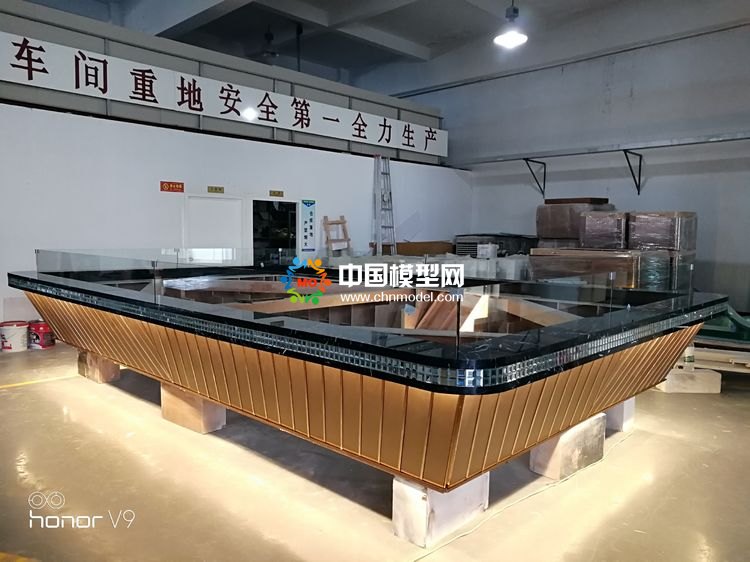 高檔樓盤模型底座，售樓部沙盤展臺（收藏）