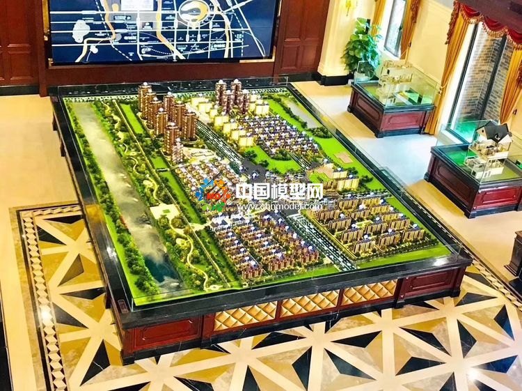 高檔樓盤模型底座，售樓部沙盤展臺（收藏）
