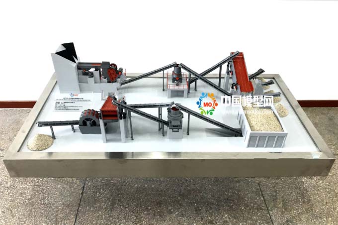 砂石生產(chǎn)線(xiàn)模型，碎石生產(chǎn)線(xiàn)模型