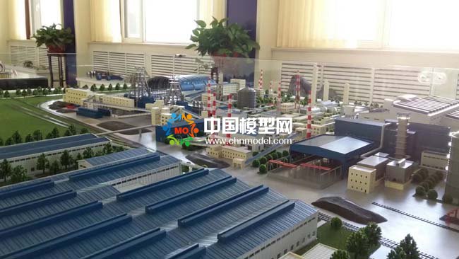巨能特鋼廠區(qū)沙盤模型，新工藝新技術(shù)新材料新裝備實(shí)驗(yàn)基地