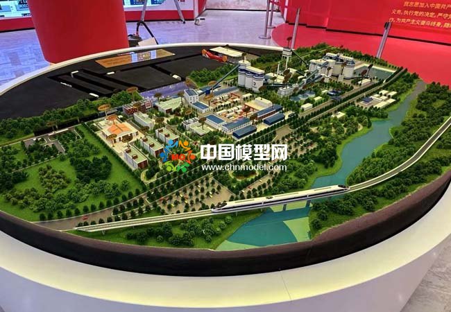 高家梁煤礦沙盤模型