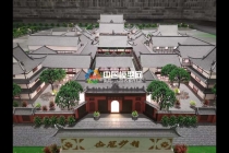 大慈寺建筑模型規(guī)模宏大壯觀(guān)