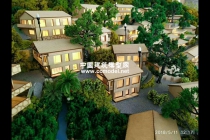 鄉(xiāng)伴攬樹山房建筑模型，展示沙盤模型