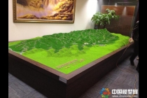 原始恐龍時代場景模型，流村菩薩鹿地形沙盤模型