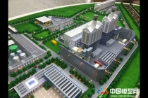 燃機(jī)熱電沙盤模型，協(xié)鑫電廠模型